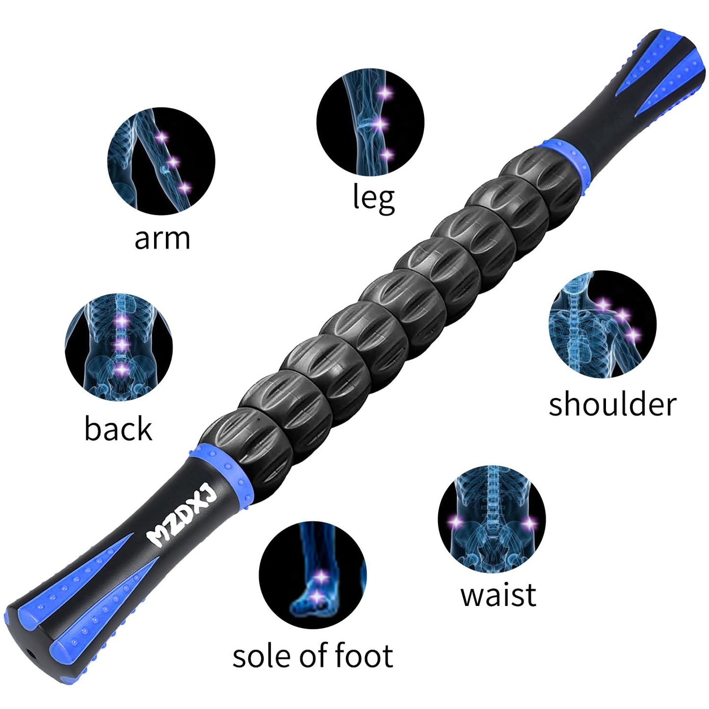 Muscle Roller, Massage Roller Stick for Athletes, Help Reducing Muscle Soreness Cramping Tightness Leg Arms Back Calves Muscle Massager
