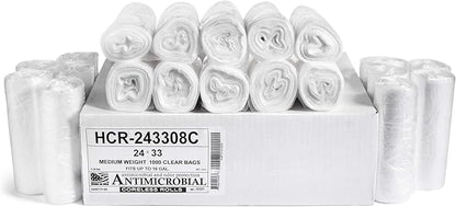 Aluf Plastics High Density Trash Bags, 16 Gallon, 8 Micron,