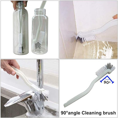Window Track and Grout Cleaning Brush Set, Tile Lines, Sink Corners, Small Gaps