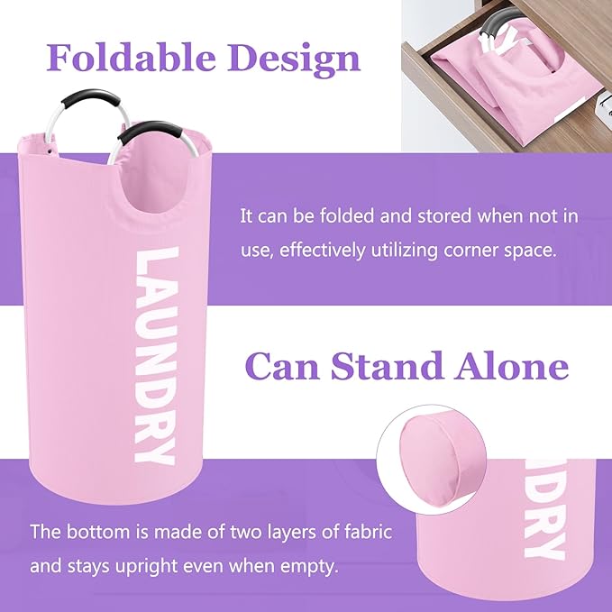 3Pack Folding Clothes Hamper