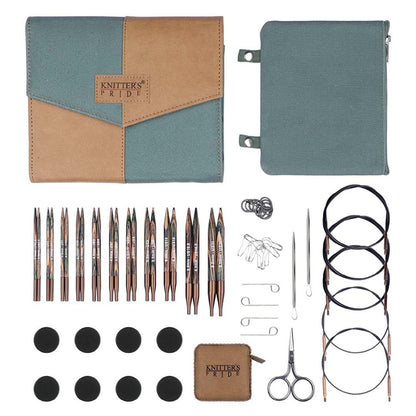 Knitter’s Pride Terra Grande Interchangeable Needle Set 4""(10cm) – 14 US Sizes (2.5 to 17)