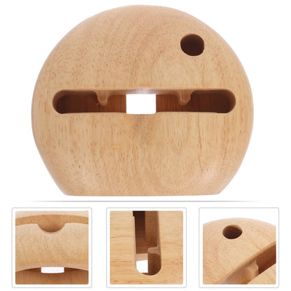 IMIKEYA Sound Amplifying Phone Stand Wooden Cellphone Holder Smartphone Stand Deep Sound Desktop Smartphone Bracket Echo Resonance Principle