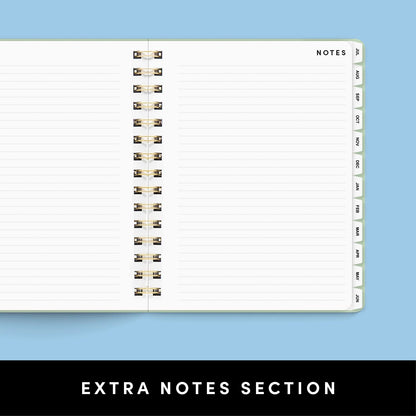 PAPERAGE Academic Planner, Weekly & Monthly Planner & Calendar, 12-Months, July 2026 - June 2027, (7" x 8"), School & Student Planning Agenda with Tabs, Bonus Pages & Inner Pocket, Dark Green
