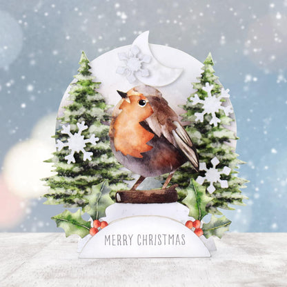 Katy Sue Watercolor Christmas Animals Die-Cut Pop-Up Card Making Kit for Adults. Makes 12 Cards with Festive Animals. Contains 12 Cards, 12 Sheets of Elements, & 12 Envelopes for Card Making Supplies