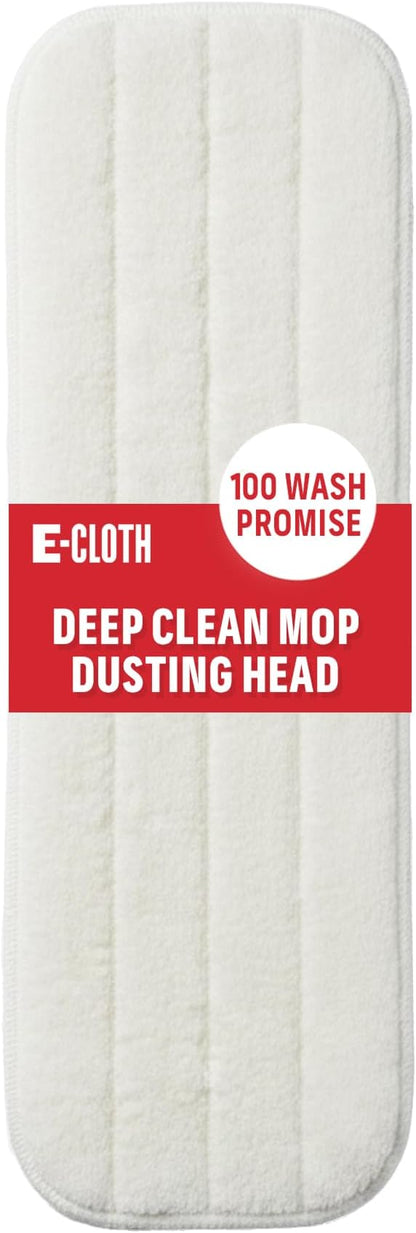 E-Cloth Deep Clean Mop Dusting Head, Reusable Microfiber Dusting Mop Heads