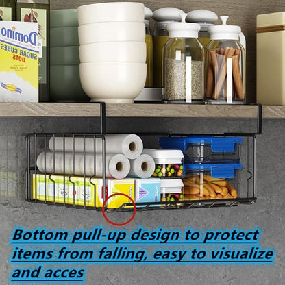 Under Shelf Basket Storage 2Pack