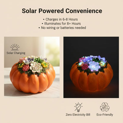 Solar Garden Decor Solar Pumpkin Lights Porch Pumpkins Outdoor Decor