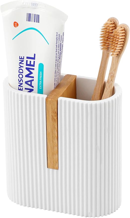 rejomiik Matte White Toothbrush Holders Electric Toothbrush Holder