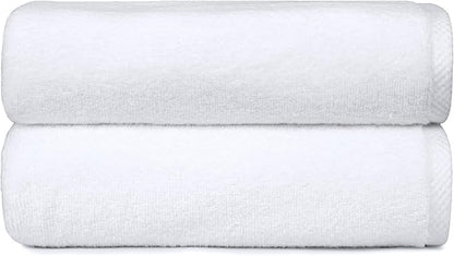 Amazon Basics 2-Piece Quick-Dry Oversize Bath Towel, 100% Cotton