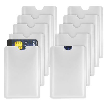 Ouligay 10PCS RFID Blocking Sleeves - Credit Card Holder & Identity Card Protector Set