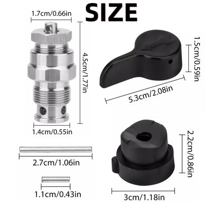 2025 New Upgraded 235014 Prime Spray Valve Kit,Drain Valve Compatible with Graco 210 230 390 395 490 495 595 3400 Aftermarketr Airless Paint Sprayer,Replace Airless Spray Painting Machine Accessories