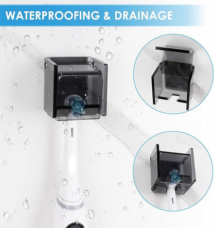 2 PCS Toothbrush Holder Wall Mounted