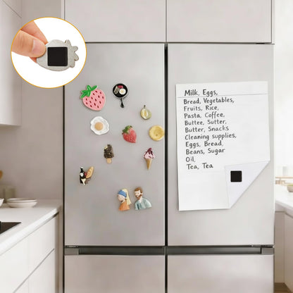 Small Magnet Sheets with Adhesive Backing(Each 2" x 2",48PCS),Make Sticker for Cards/Picture/Poster with Sticky Adhesive Magnets (Thickness 80mil)