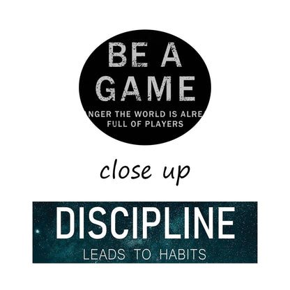 Inspirational Canvas Wall Art - Discipline Poster Motivational Quote - Ten Things That Require Zero Talent - Positive Quote Canvas Print - Office Room Wall Decor - Framed [36" W X 16" H]