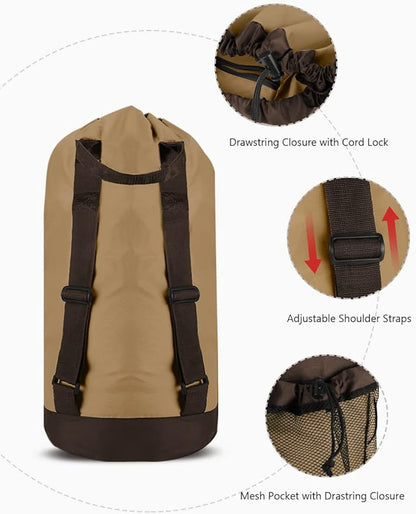 Dalykate Backpack Laundry Bag, Laundry Backpack