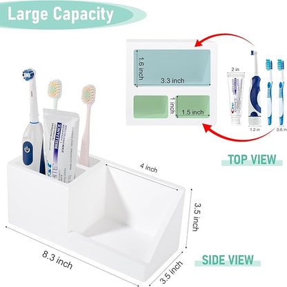 Diatomite Toothbrush Holders for Bathrooms, Quick Dry Electric Tooth Brush and