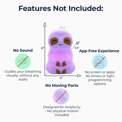 Mindsight 'Breathing Buddha' Guided Visual Meditation Tool for Mindfulness | Slow Your Breathing & Calm Your Mind for Stress & Anxiety Relief | Perfect for Adults & Kids | Relaxing Self Care Gift