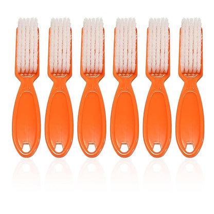 6Pcs Nail Brush for Cleaning Fingernails, Handle Grip Cleaning Brush for Nail