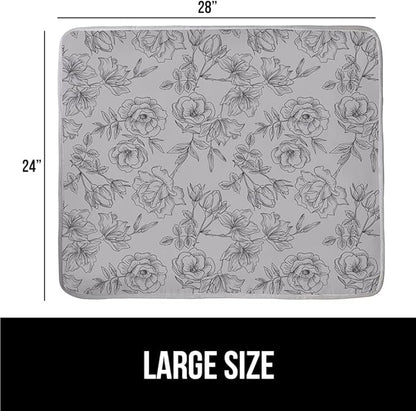 GORILLA GRIP Ironing Mat, Portable Iron Pad, Magnetic Cover