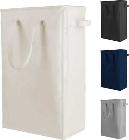 Odonata Slim Laundry Hamper Handles Collapsible Laundry Basket Thin Dirty