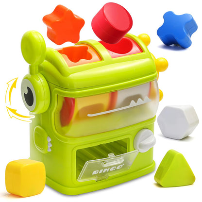 Seozio Shape Sorter Toys for Kids 1 2 3 Years Old, Sensory Montessori Toy