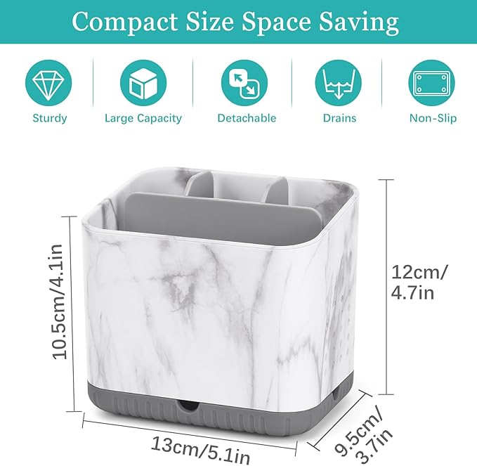 Toothbrush Holders for Bathrooms, Tooth Brush Holder for Bathroom Countertop