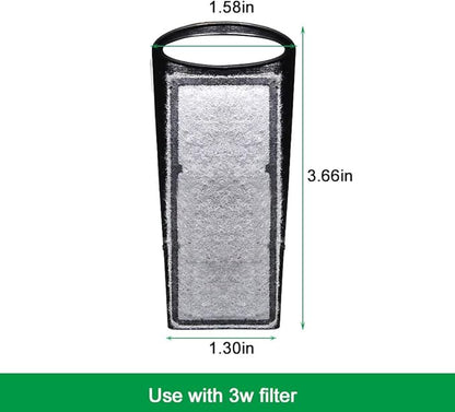 boxtech Aquarium Replacement Hang On Filter Cartridge, Pack of 2 (2 pcs 5-10 Gal Filter Cartridge)