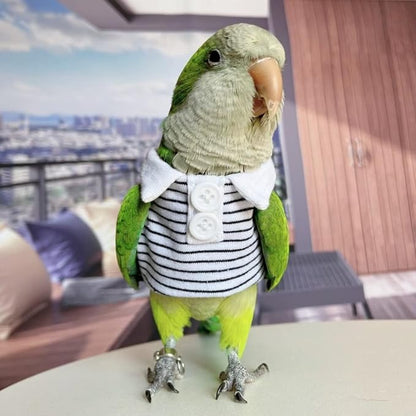Bird Diaper Flight Suit for Parrots, Lovebirds, Parakeets & Cockatiels - Summer Clothes Cosplay Photo Prop - Small Animal Apparel with Diaper