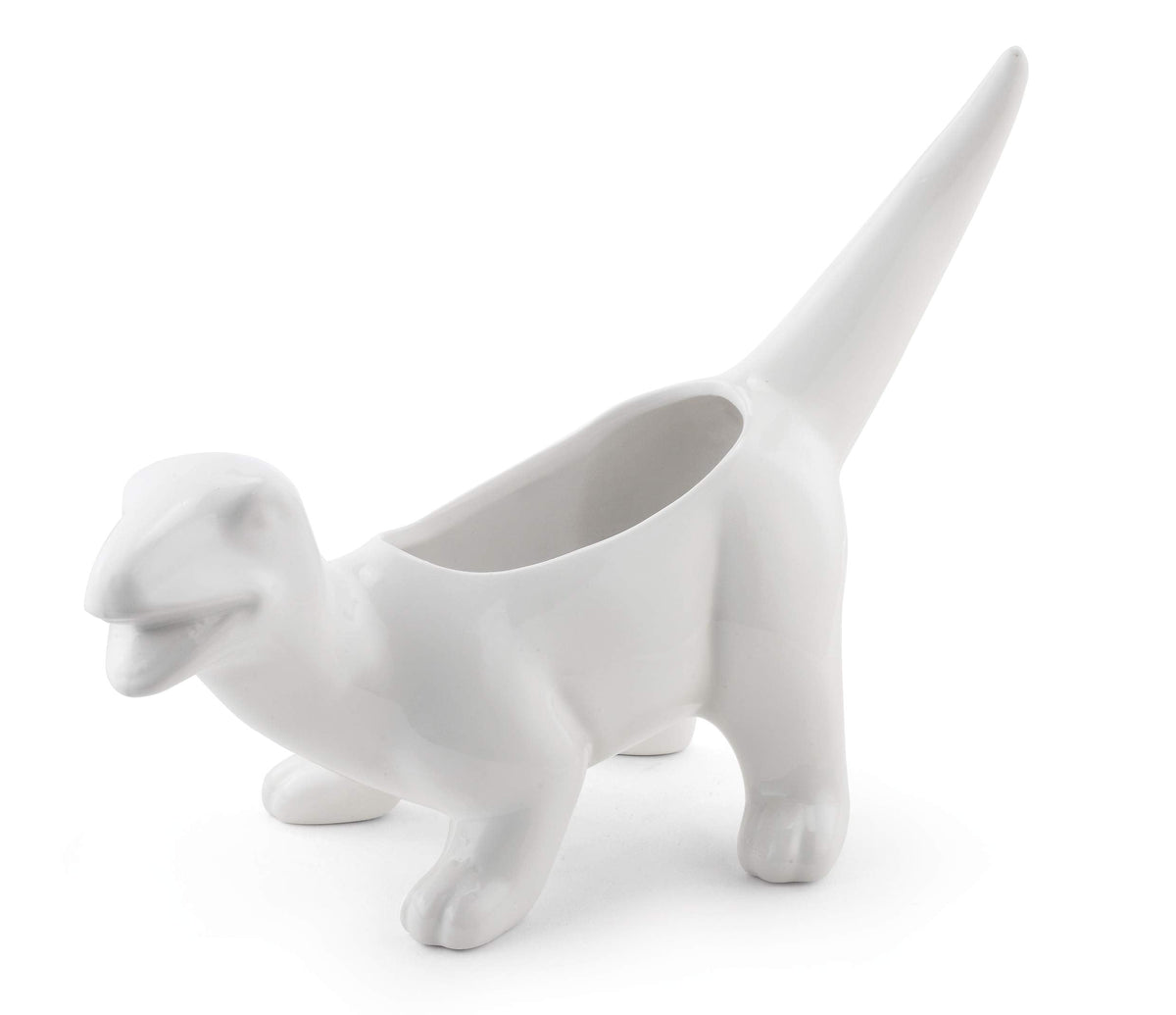 Napco Imports Indoor Outdoor Plant Succulent Herb Flower Pot 2 x 4 Inch Ceramic Triceratops Dinosaur