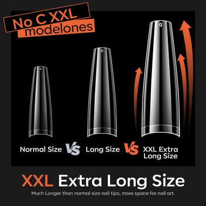 modelones 9 in One Gel Nail Glue Brush On Nail Glue 15 ml for Tips, Rhinestones, Base Coat, Blooming Art Gel Kit for Press on Nails Acrylic Tips U V Lamp Needed 2Pcs