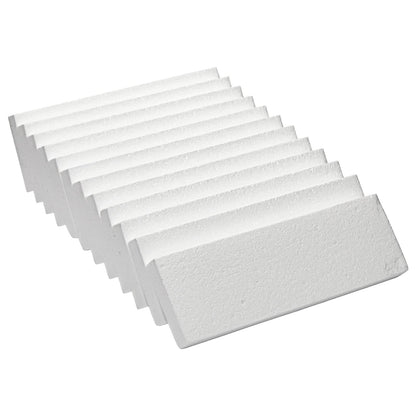 Juvale Foam Rectangle Blocks for Crafts - 12 in x 4 in x 1 in, White, 12 Pack - Cuttable & Paintable for Diorama Foam Boards & Sheets, Model Making & School Projects