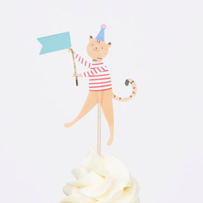 Meri Meri Animal Parade Cupcake Kit (Pack of 24)