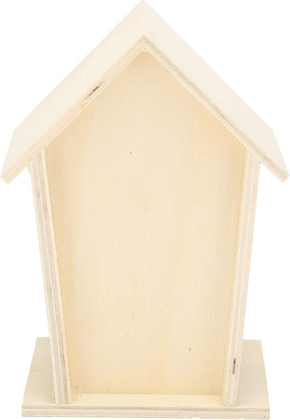Bee House, Wooden Insect Hotel Hanging Bamboo Bees Hive Habitat Bug Garden Shelter Insects House Decoration Beneficial Nests Box Decorations for Butterfly Bird Outdoors Attracts Pollinators 2PCS