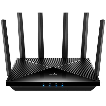 Cudy BE6500 WiFi 7 Router Dual Band Gigabit Gaming Router, 6500Mbps, VPN Client and Server, Cudy Mesh and APP Compatible, Broadcom 2 GHz Quad-Core CPU, WR6500