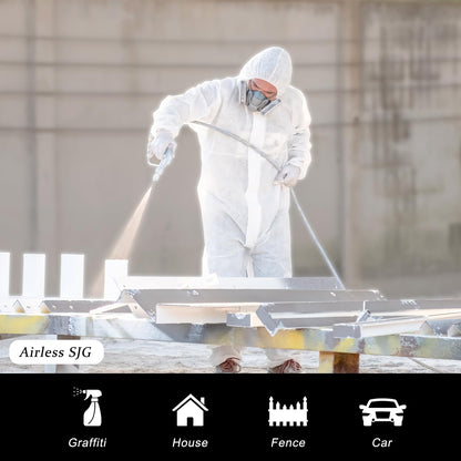 3600 PSI High Airless Paint Sprayer Gun, with 1 Tip Guard 5 Spray Tips and 5 Airless Paint Spray Gun Filter (211,313,415,517,623)