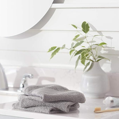 Amazon Basics Cotton Washcloths