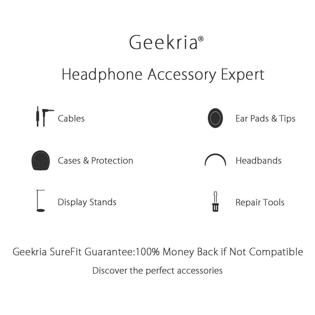 Geekria Comfort Velour Replacement Ear Pads for Sennheiser Momentum On-Ear, Momentum 2.0 Wireless, HD1 On-Ear Headphones, Repair Parts with Video Guide (Black Velvet)