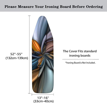 Brown Flower Ironing Board Cover Iron Pad Covers Padding
