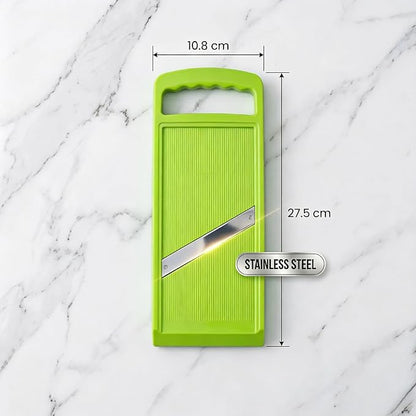 Handheld vegetable Slicer Potato Slicer: Suitable for Potatoes, Carrots, Zucchini, Cucumbers, Onions, Eggplants, Suitable for Making Potato Chips and Using Vegetable French (Green)