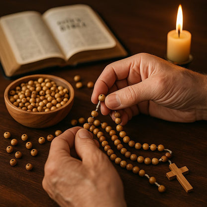 ZULUF 10mm Round Olive Wood Holy Land Brown Beads for Bracelets (60pcs) 10mm Beads for Jewelry Making Rosary Craft Supplies from Bethlehem Israel Palestine with Certificate BEAD009