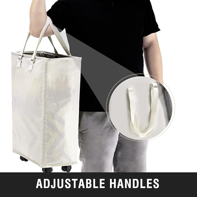 Slim Rolling Laundry Basket, Slim Laundry Hamper