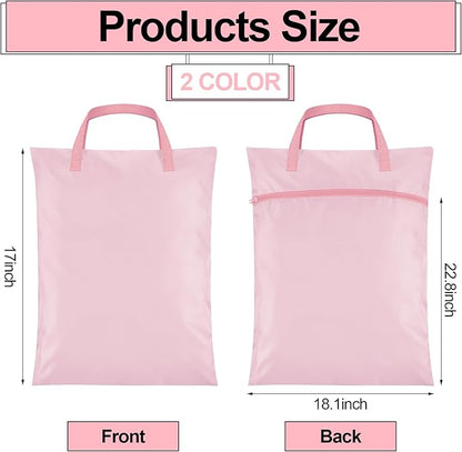 2 Pcs Travel Laundry Bags Waterproof