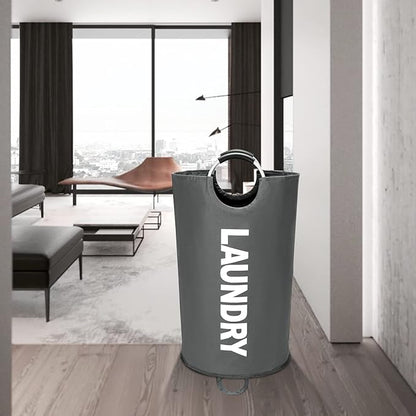 125L X-Large Laundry Basket, Freestanding Tall Clothes Hamper, Collapsible