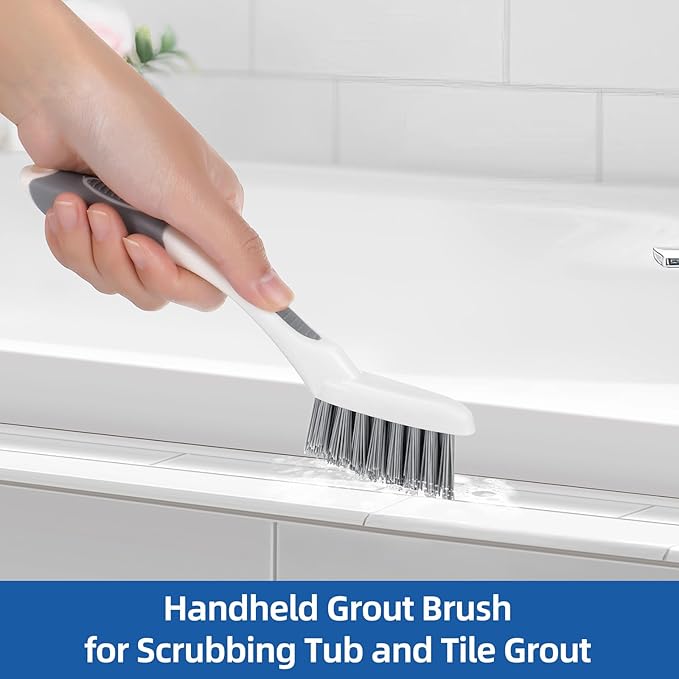 Qaestfy Grout Brush with Long Handle