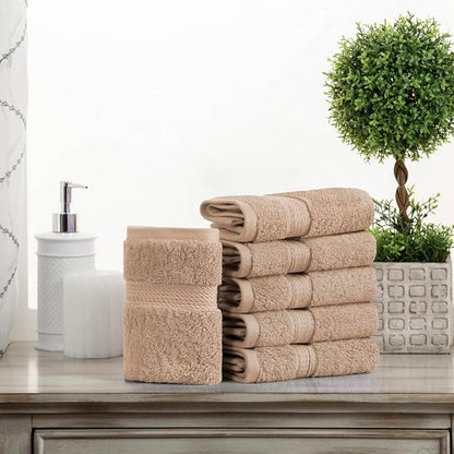Superior Solid Egyptian Cotton Face Towel Set