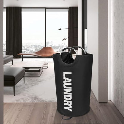 125L X-Large Laundry Basket, Freestanding Tall Clothes Hamper, Collapsible
