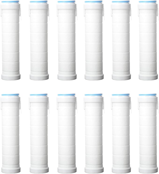 High Pressure Handheld Shower Head High Pressure Shower Heads- High Flow Even with Low Water Pressure - Hand Held Showerhead Set with 59″Replacement Hose/Bracket and Cotton Filters (White 2)