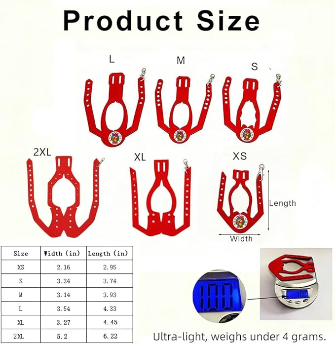 Adjustable Bird Harness & Leash Set for Small Birds,FitsBudgie,Parakeets, Conures, Cockatiels,Green Cheek,Quaker Parrots(Red, L) Z6350-4