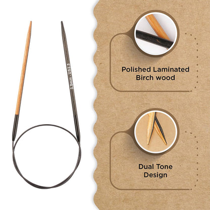 Knitter’s Pride Day & Nite Fixed Circular Needles 40"" (100cm) – US Size 2.5 (3mm)