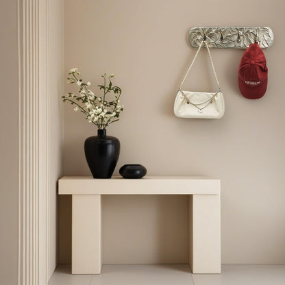 dugunusu Decorative Wall Mounted Coat Rack with 4 Hooks, Rustic Wood Wall Organizer for Hanging Coats, Hats, Towels, Bags,Jackets, Keys (Champagne Gold)